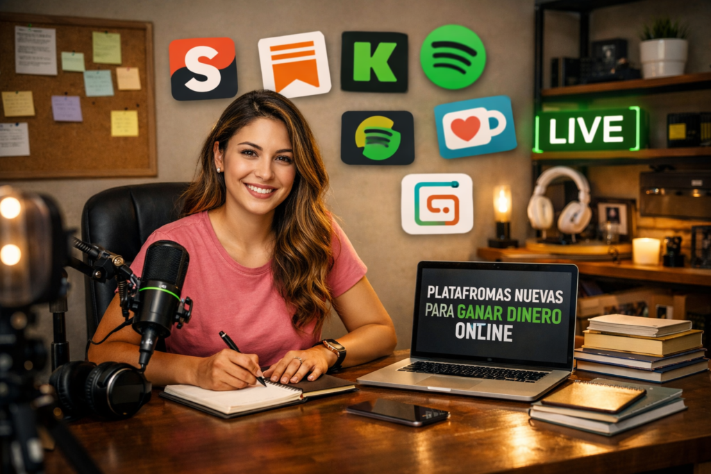 7 Plataformas nuevas para ganar dinero online que casi nadie está usando Monetizar Con Plataformas 1024x683
